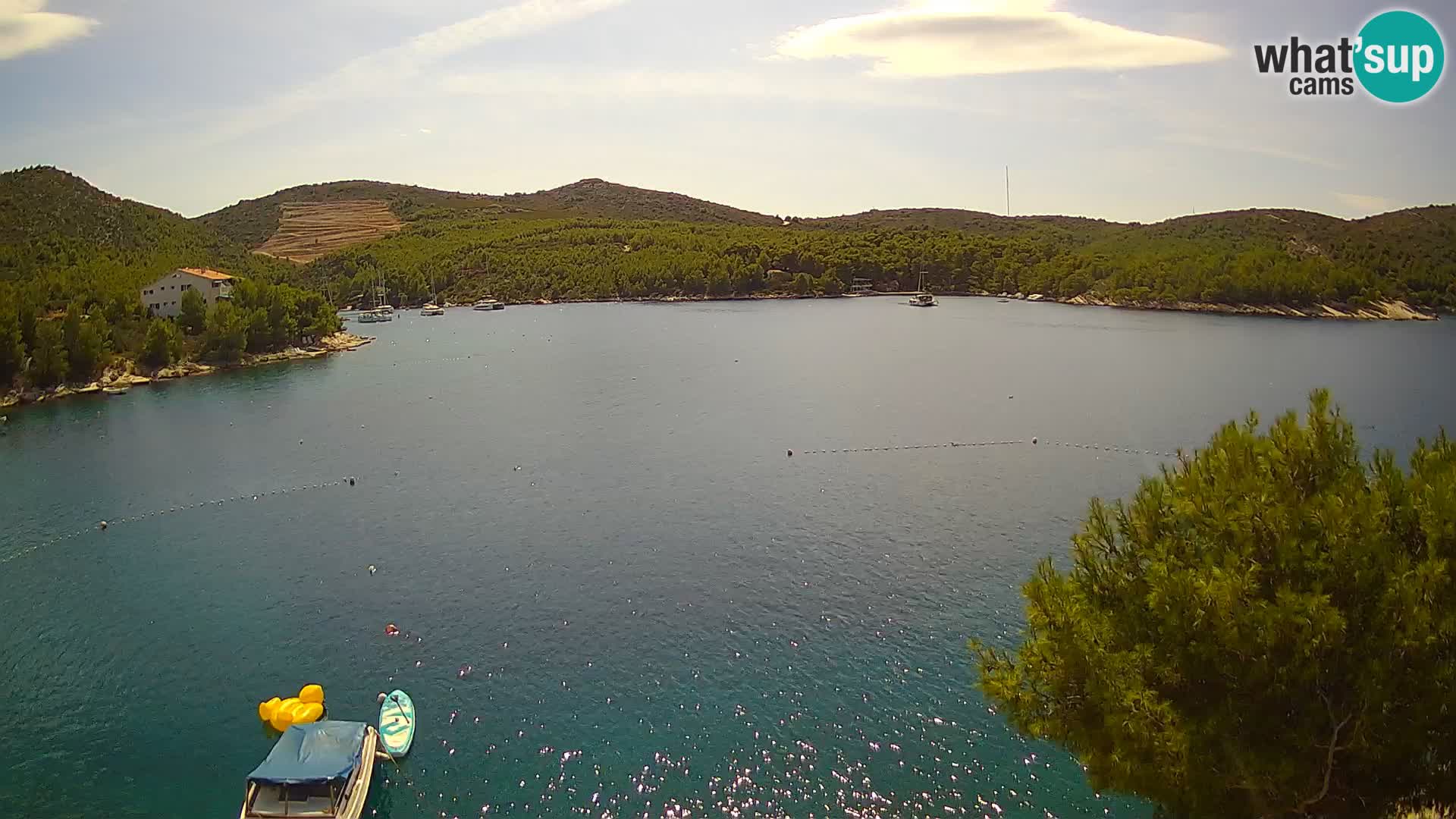 Live cam Hvar Vira plage | Île de Hvar | Dalmatie