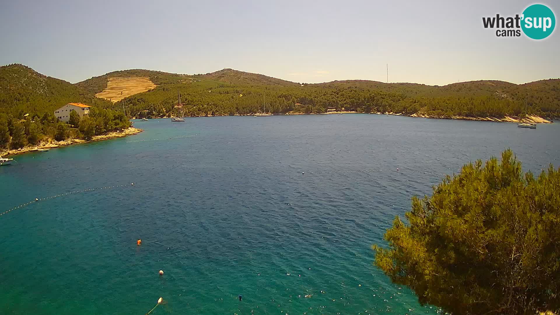 Live cam Hvar Vira plage | Île de Hvar | Dalmatie