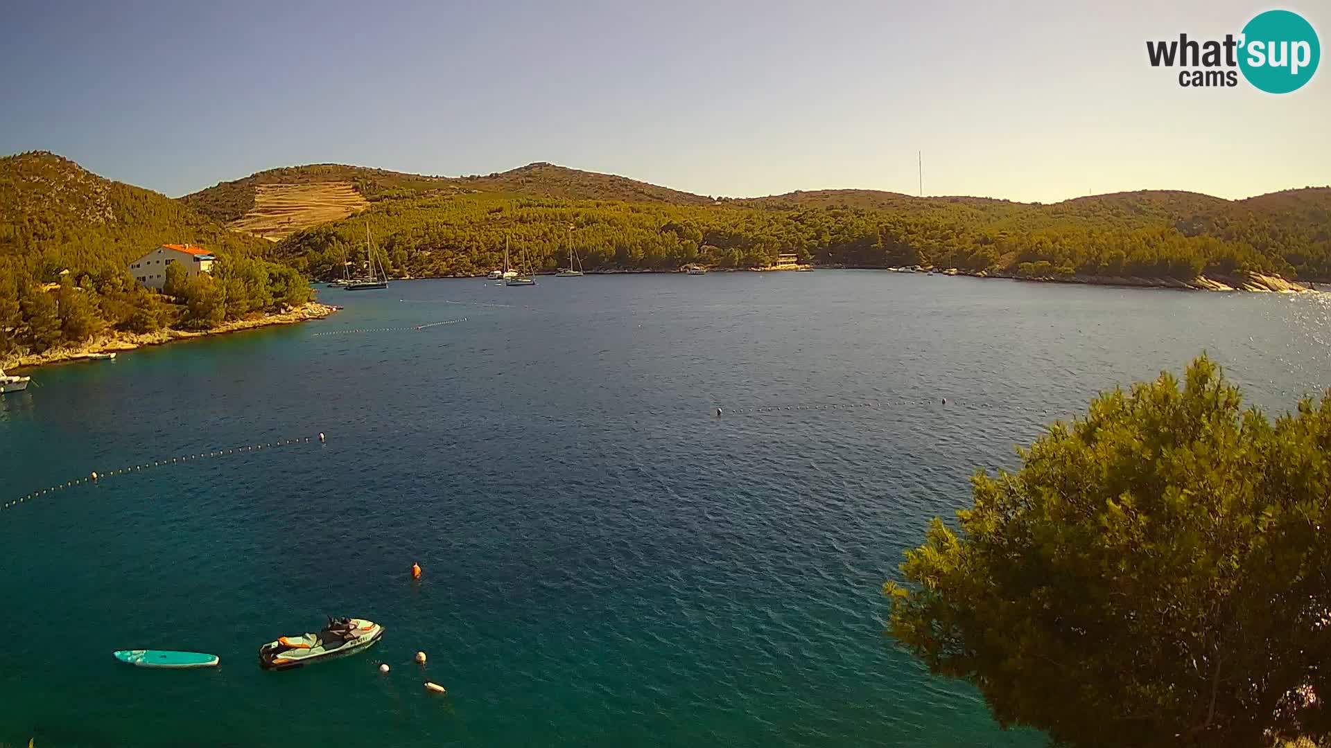Live cam Hvar Vira plage | Île de Hvar | Dalmatie