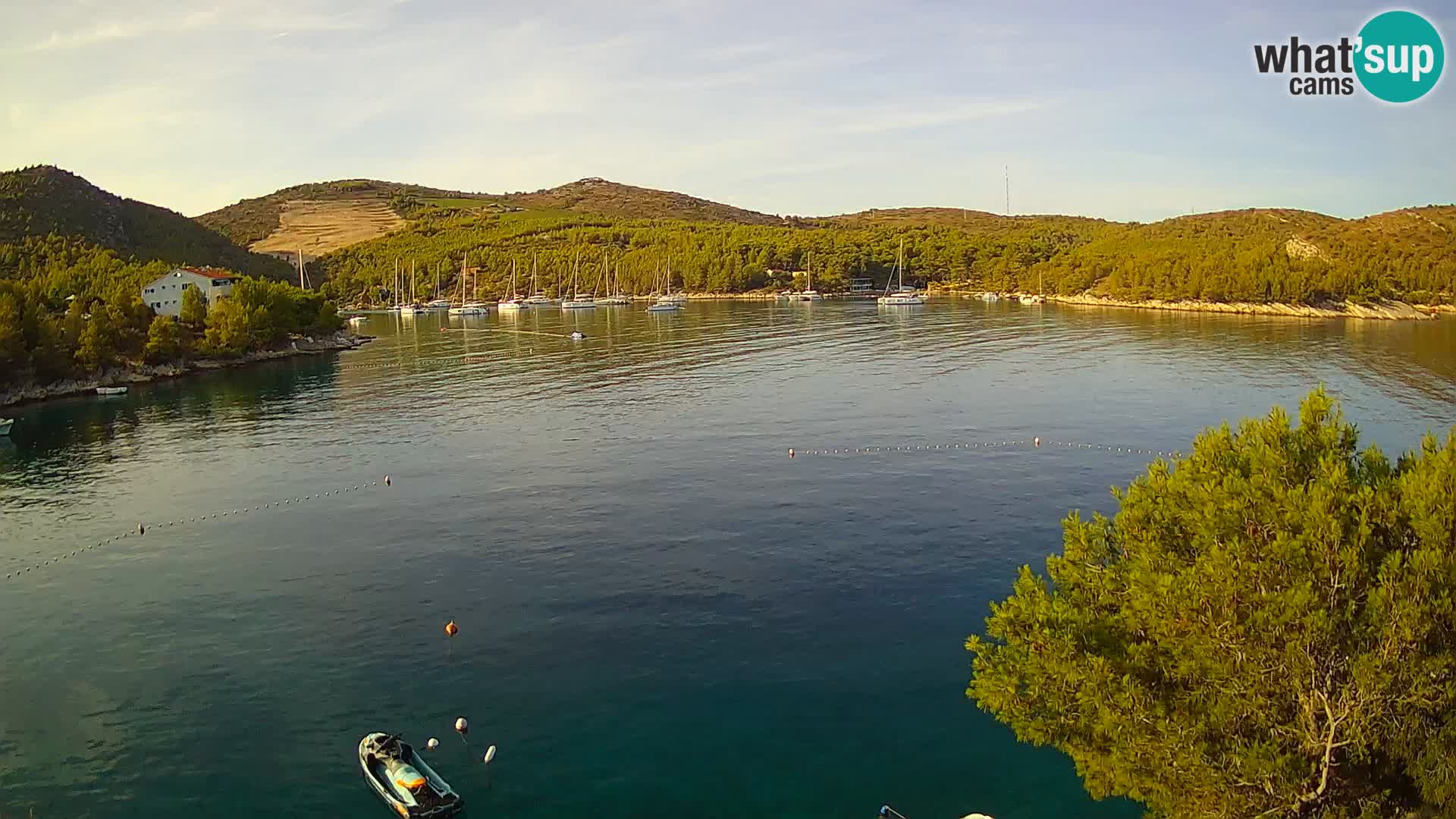 Live cam Hvar Vira plage | Île de Hvar | Dalmatie