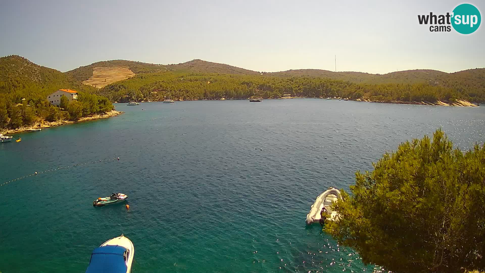 Live cam Hvar Vira plage | Île de Hvar | Dalmatie