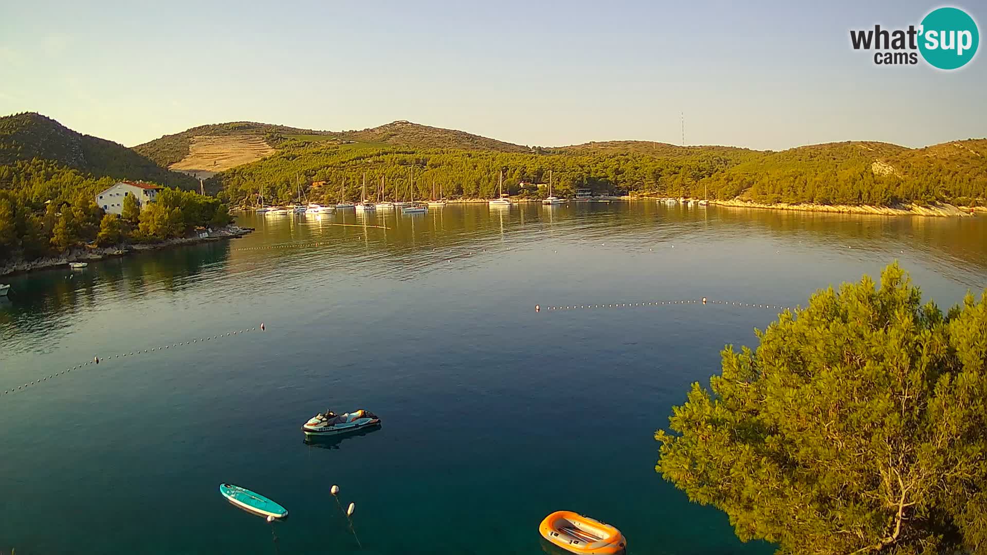 Live cam Hvar Vira plage | Île de Hvar | Dalmatie