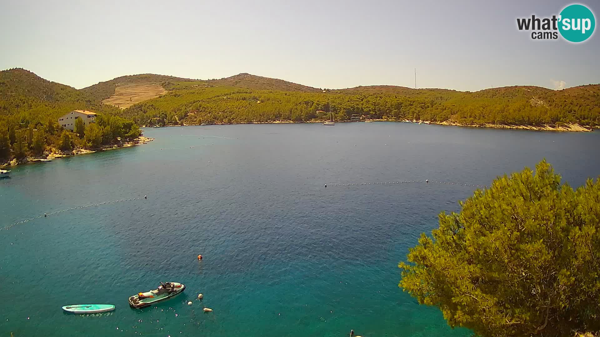Live cam Hvar Vira plage | Île de Hvar | Dalmatie