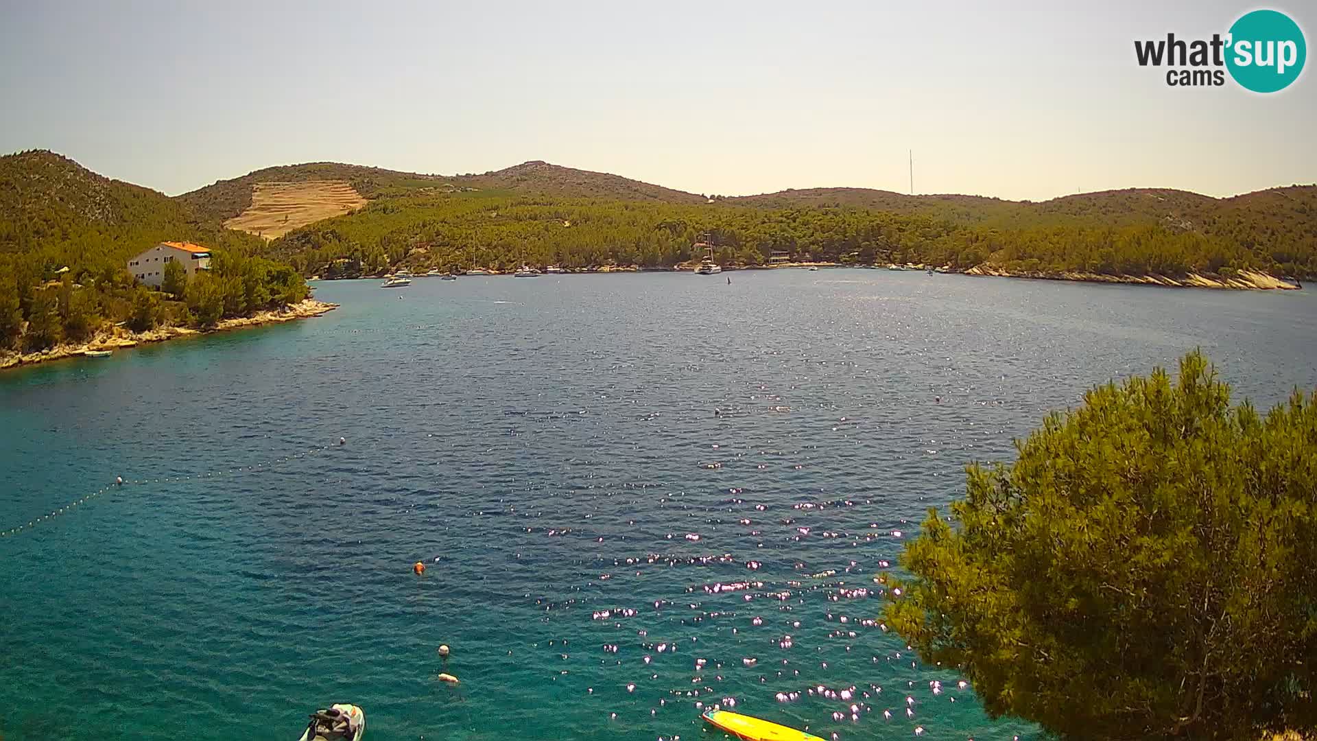 Live cam Hvar Vira plage | Île de Hvar | Dalmatie