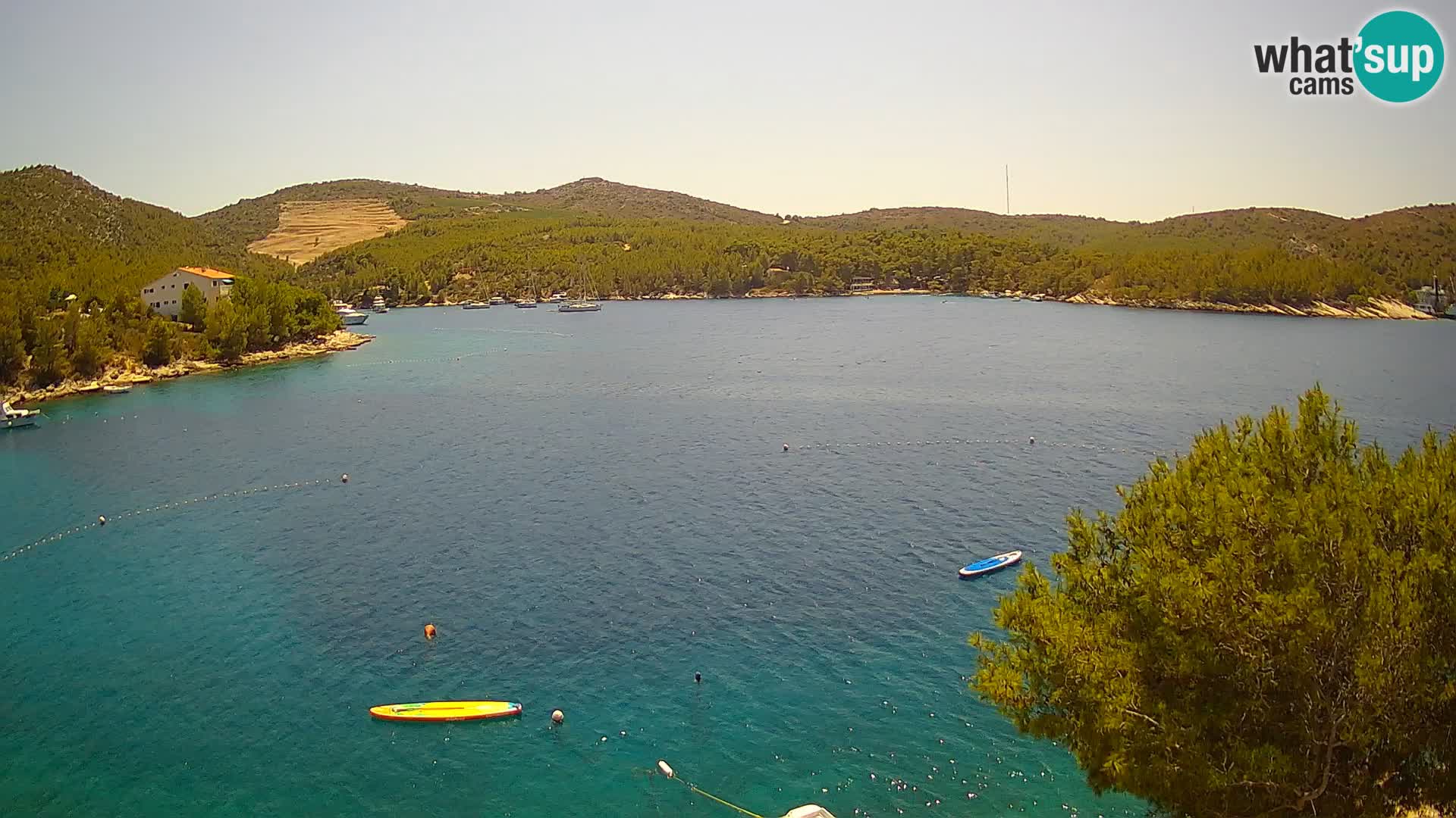 Live cam Hvar Vira plage | Île de Hvar | Dalmatie