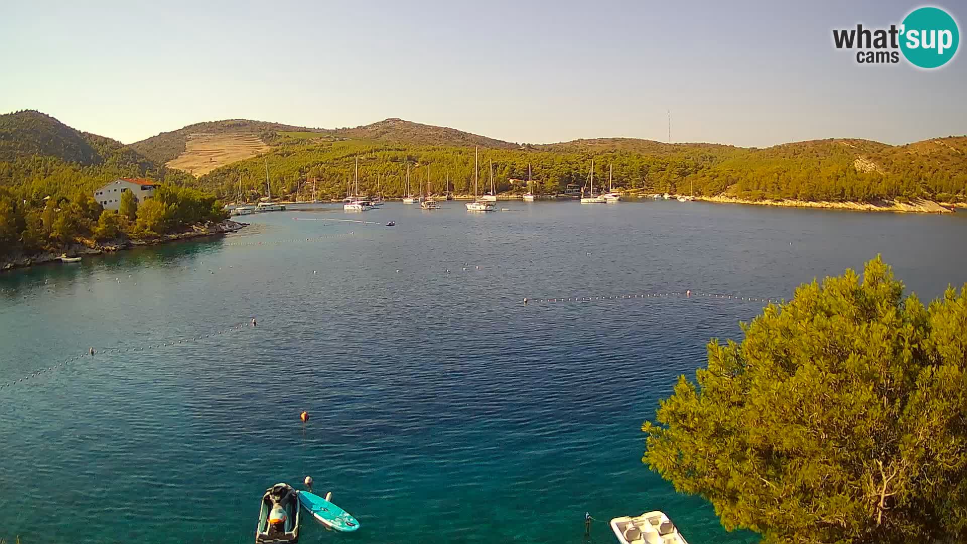 Live cam Hvar Vira plage | Île de Hvar | Dalmatie