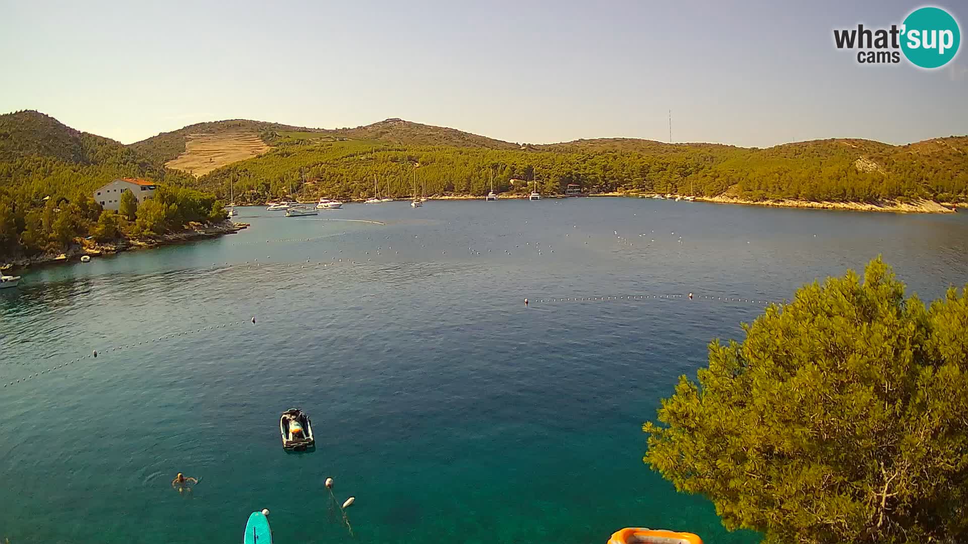 Live cam Hvar Vira plage | Île de Hvar | Dalmatie