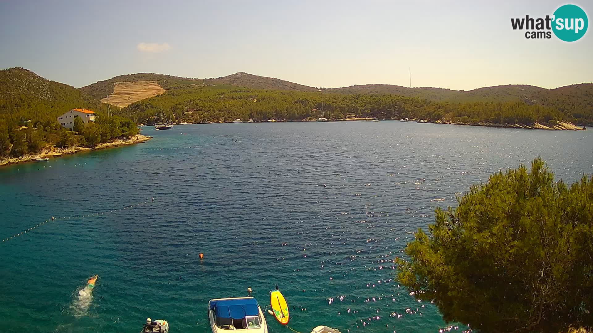 Live cam Hvar Vira plage | Île de Hvar | Dalmatie