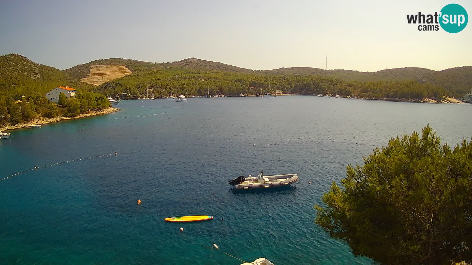 Live cam Hvar Vira plage | Île de Hvar | Dalmatie