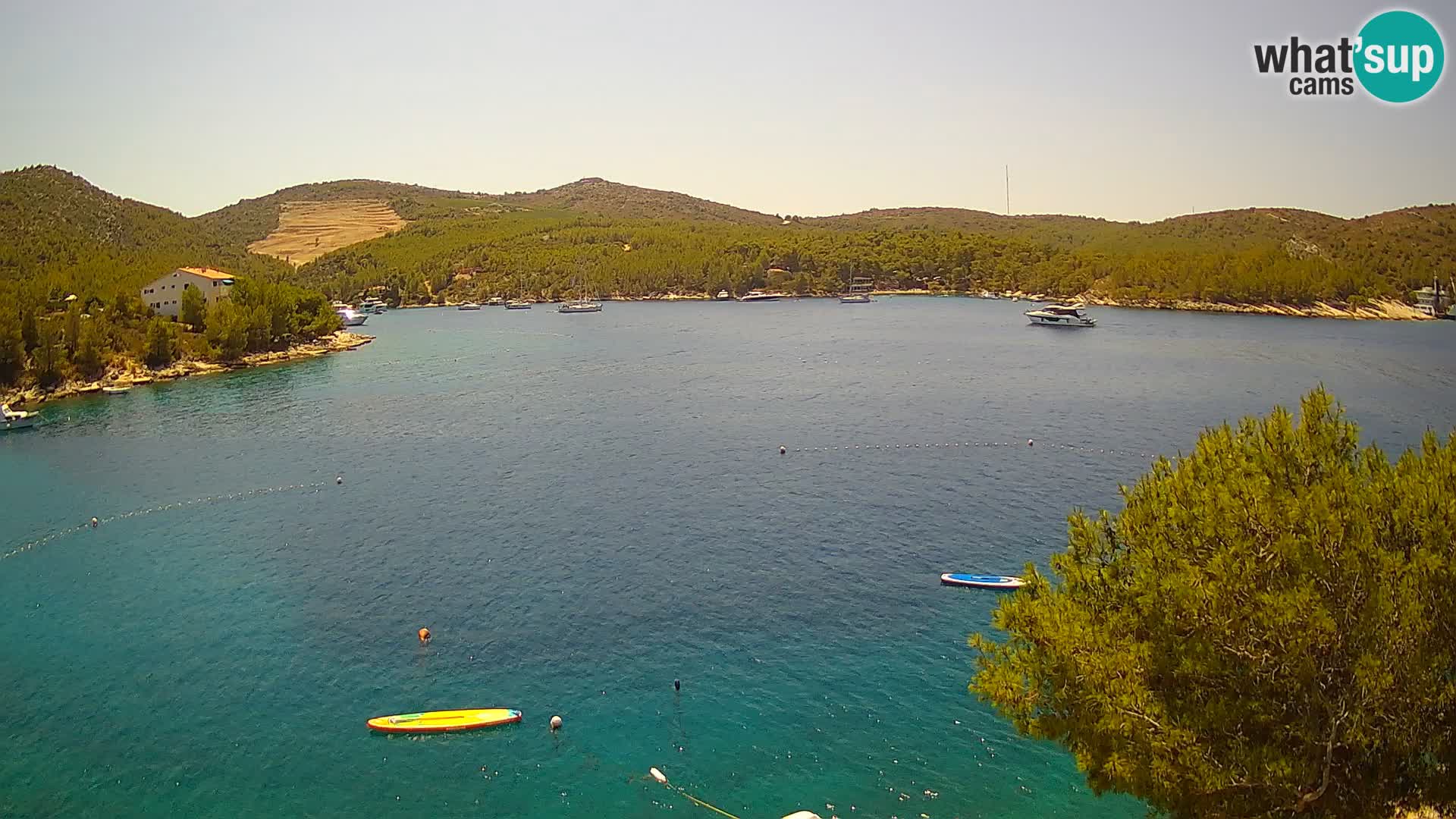 Live cam Hvar Vira plage | Île de Hvar | Dalmatie