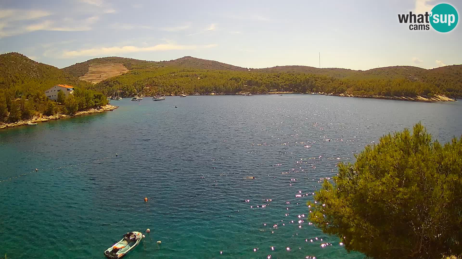 Live cam Hvar Vira plage | Île de Hvar | Dalmatie