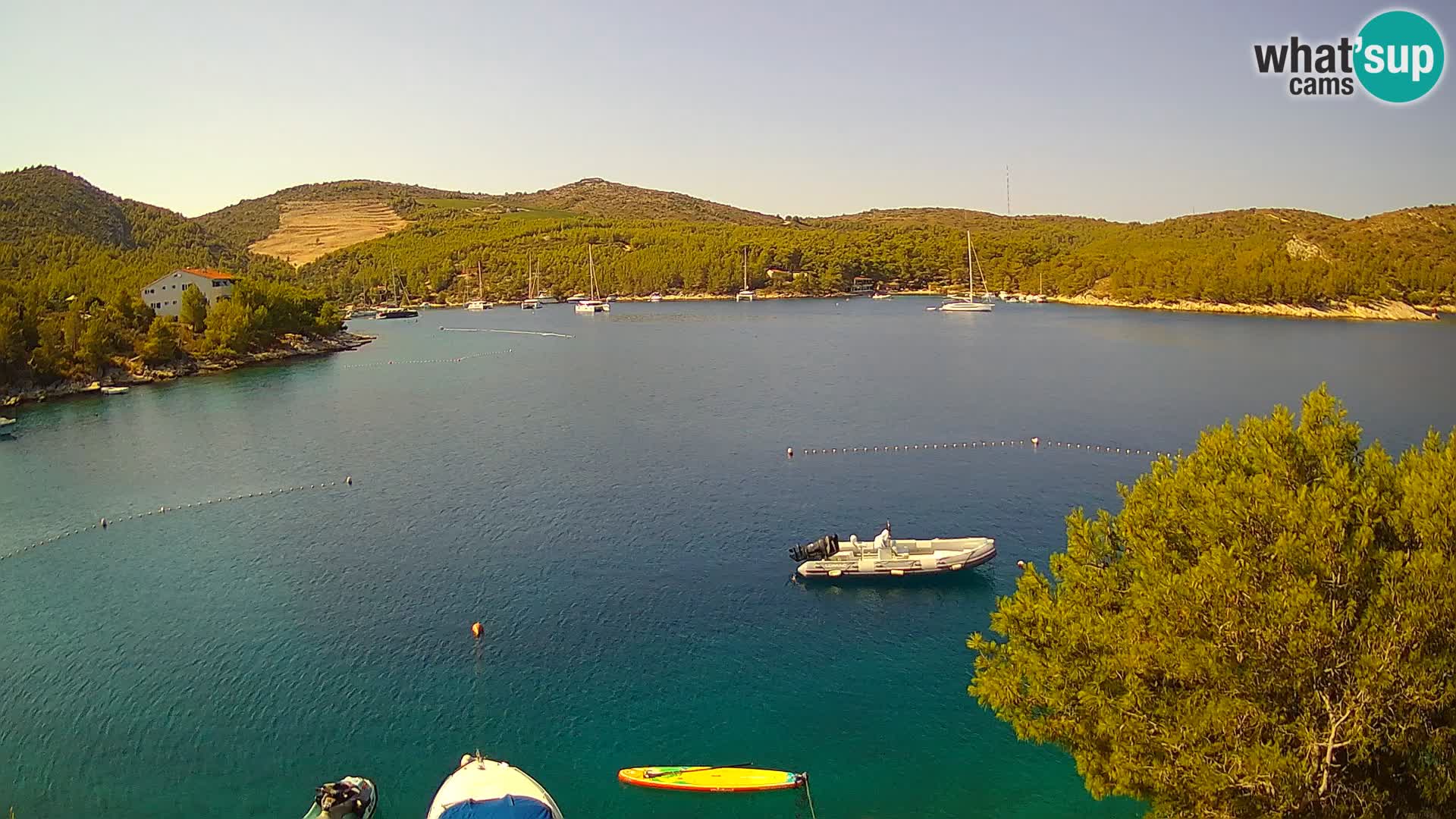 Live cam Hvar Vira plage | Île de Hvar | Dalmatie