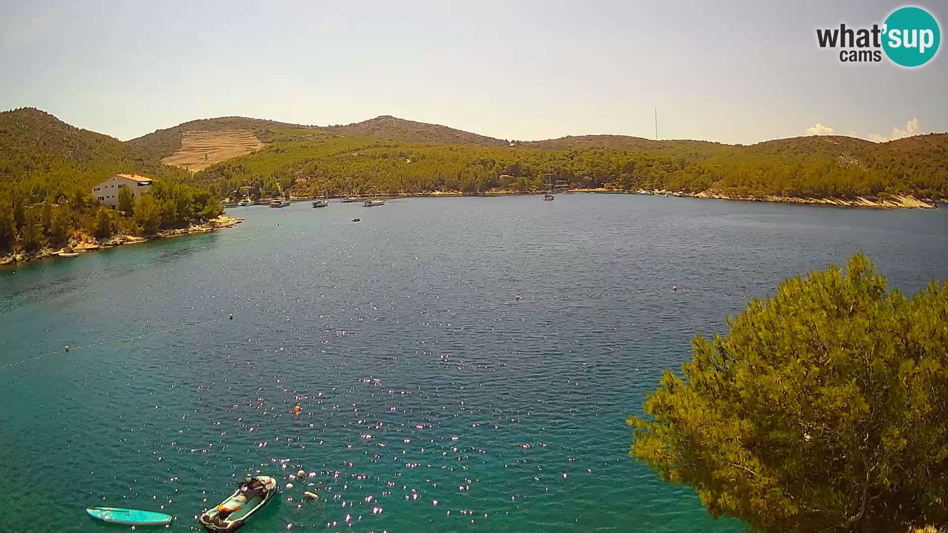 Live cam Hvar Vira plage | Île de Hvar | Dalmatie