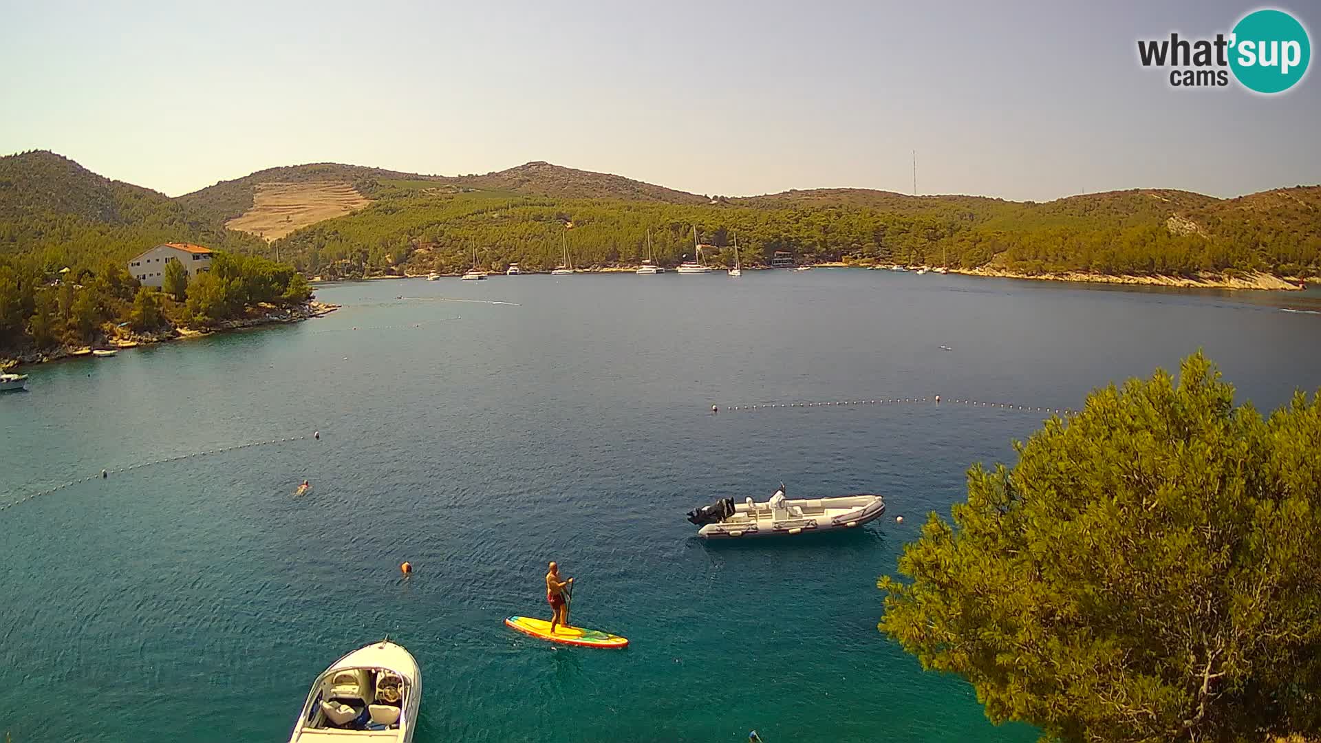 Live cam Hvar Vira plage | Île de Hvar | Dalmatie