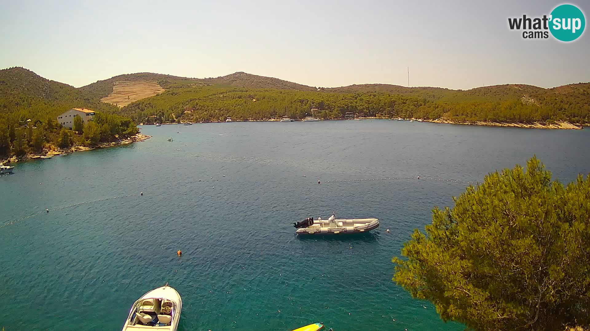 Live cam Hvar Vira plage | Île de Hvar | Dalmatie