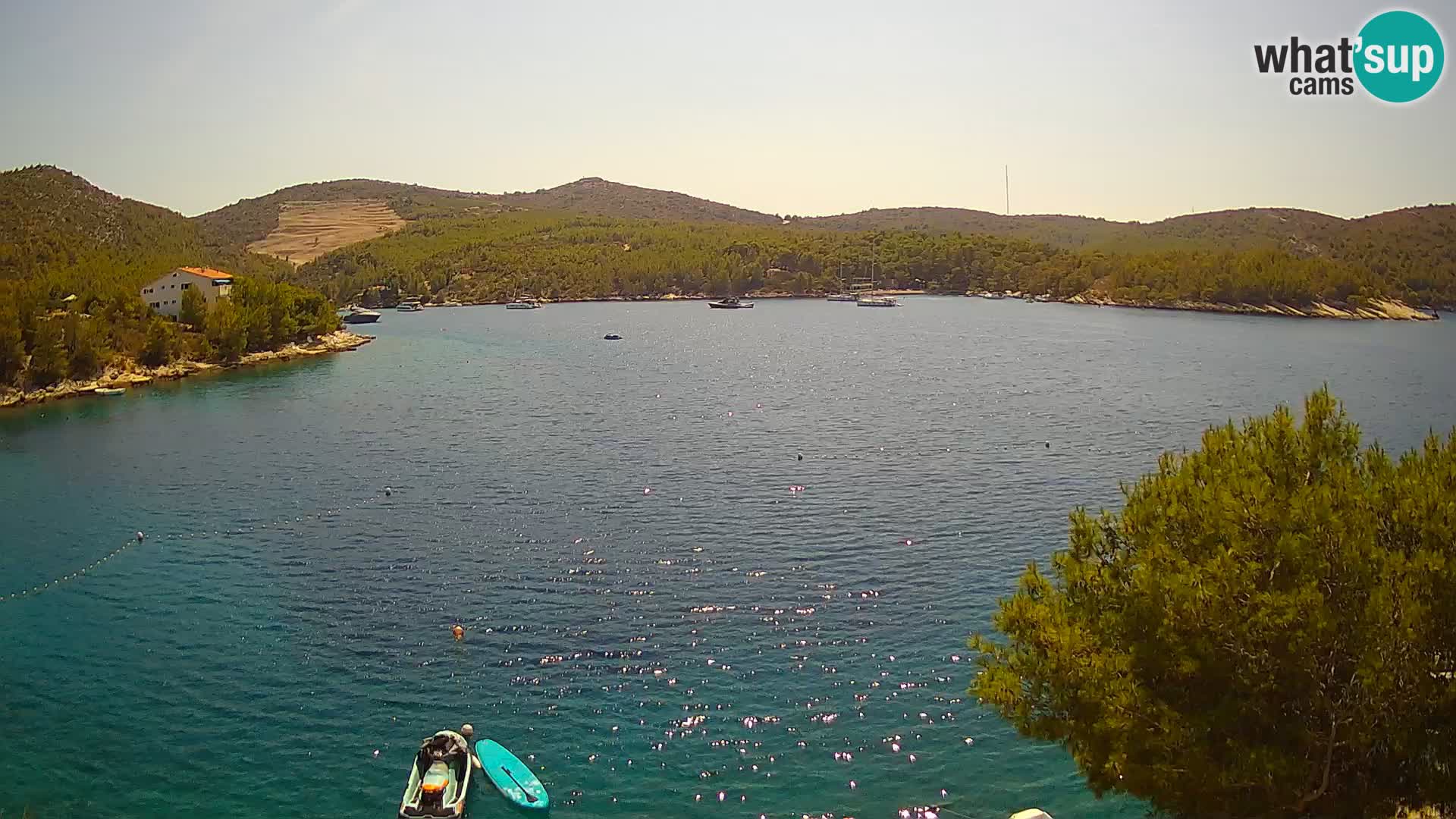 Live cam Hvar Vira plage | Île de Hvar | Dalmatie