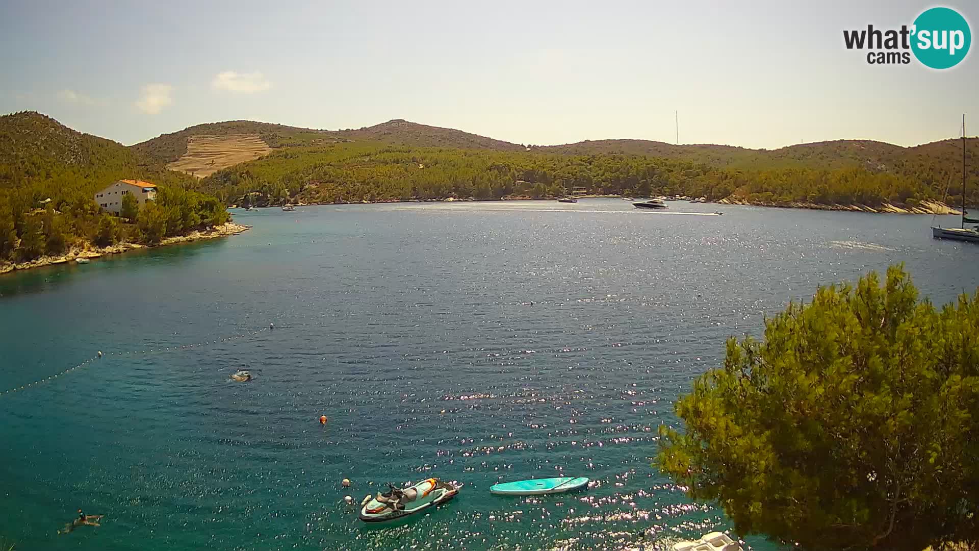 Live cam Hvar Vira plage | Île de Hvar | Dalmatie