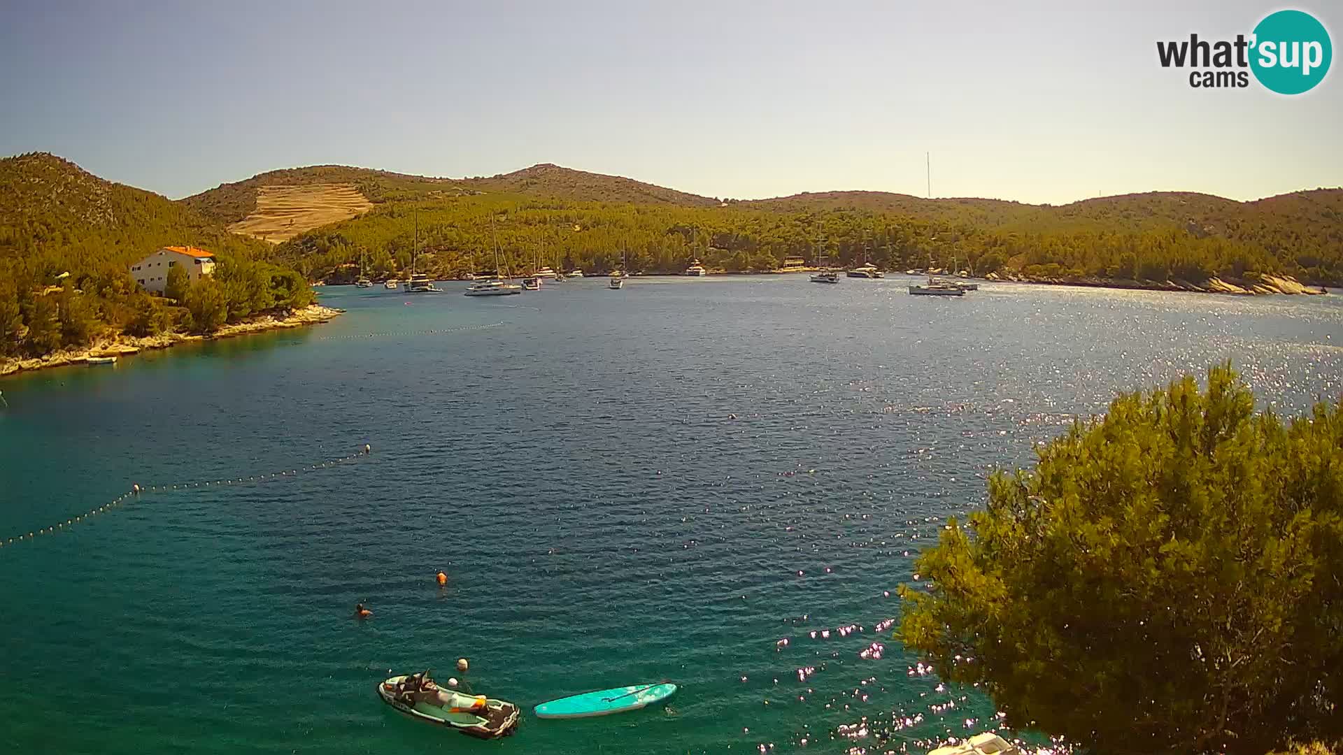 Live cam Hvar Vira plage | Île de Hvar | Dalmatie