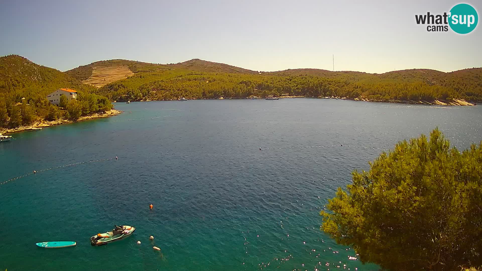 Live cam Hvar Vira plage | Île de Hvar | Dalmatie