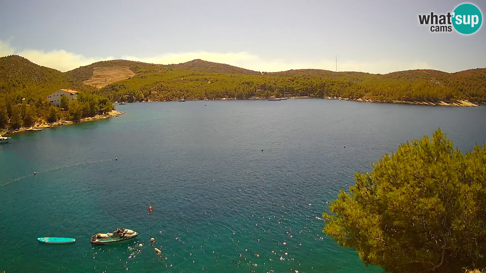 Live cam Hvar Vira plage | Île de Hvar | Dalmatie