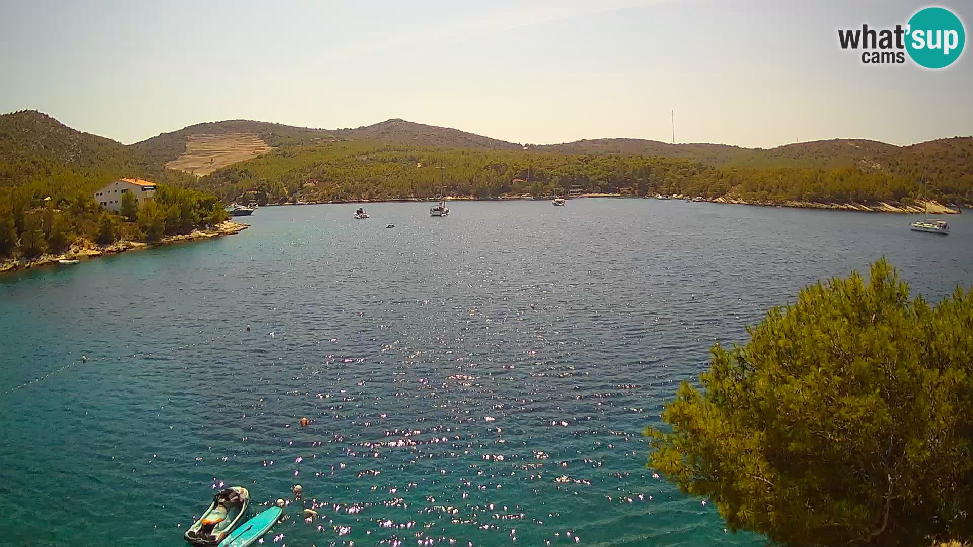Live cam Hvar Vira plage | Île de Hvar | Dalmatie