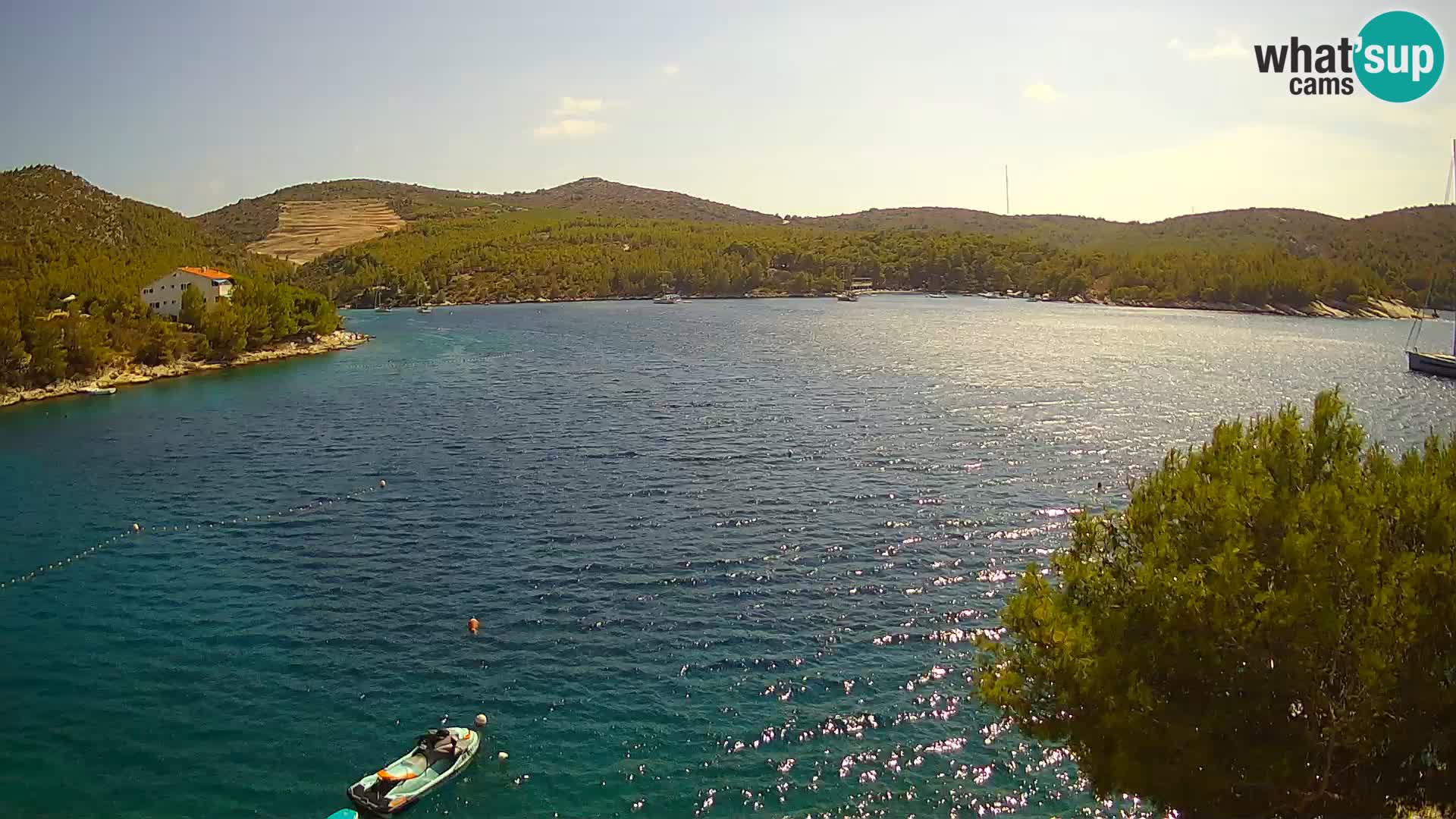 Live cam Hvar Vira plage | Île de Hvar | Dalmatie
