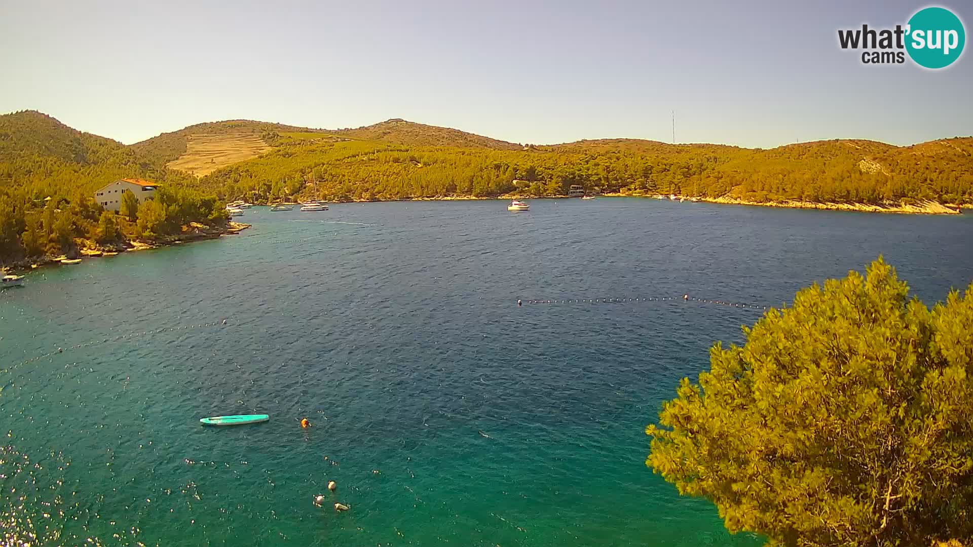 Live cam Hvar Vira plage | Île de Hvar | Dalmatie