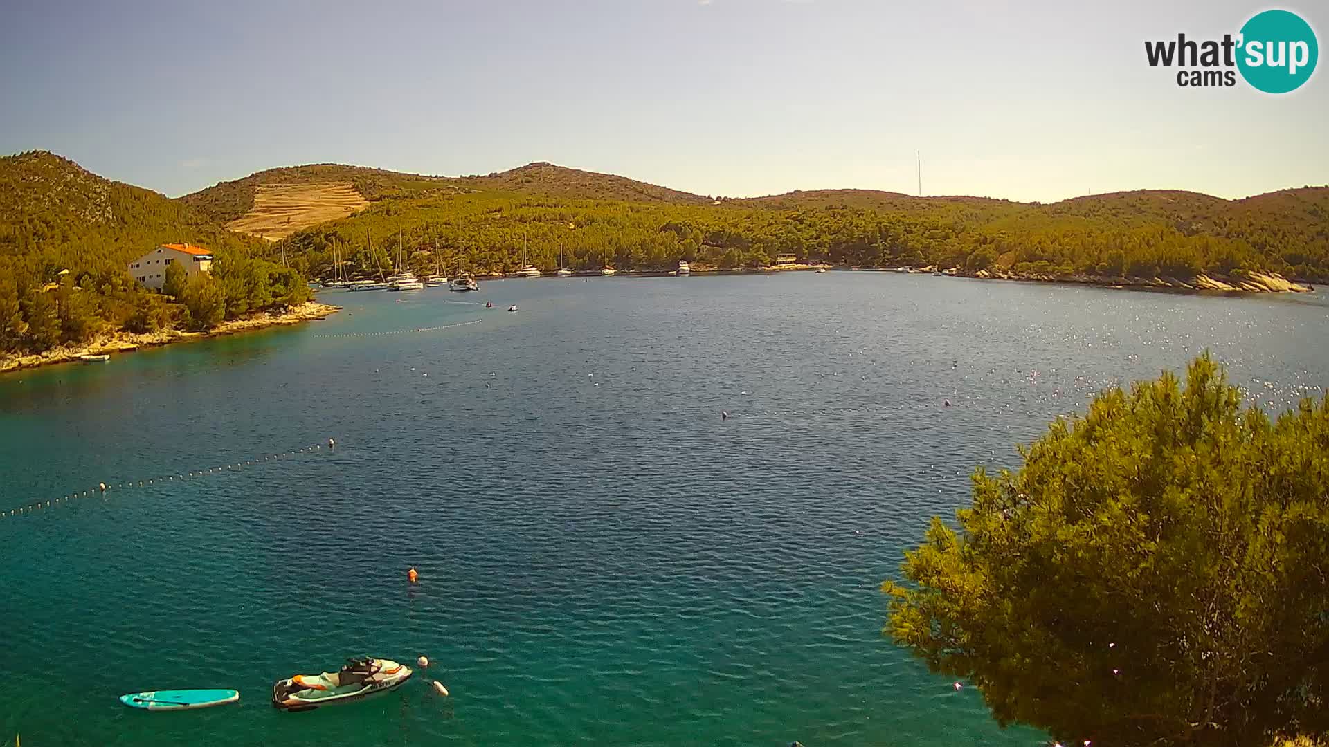Live cam Hvar Vira plage | Île de Hvar | Dalmatie