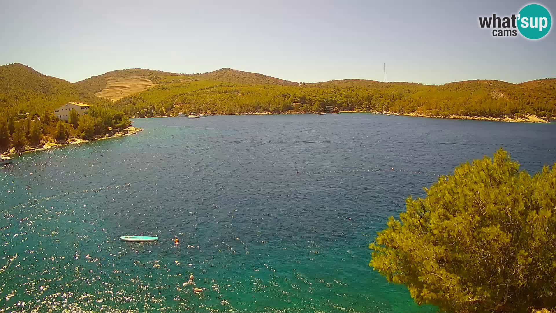 Live cam Hvar Vira plage | Île de Hvar | Dalmatie