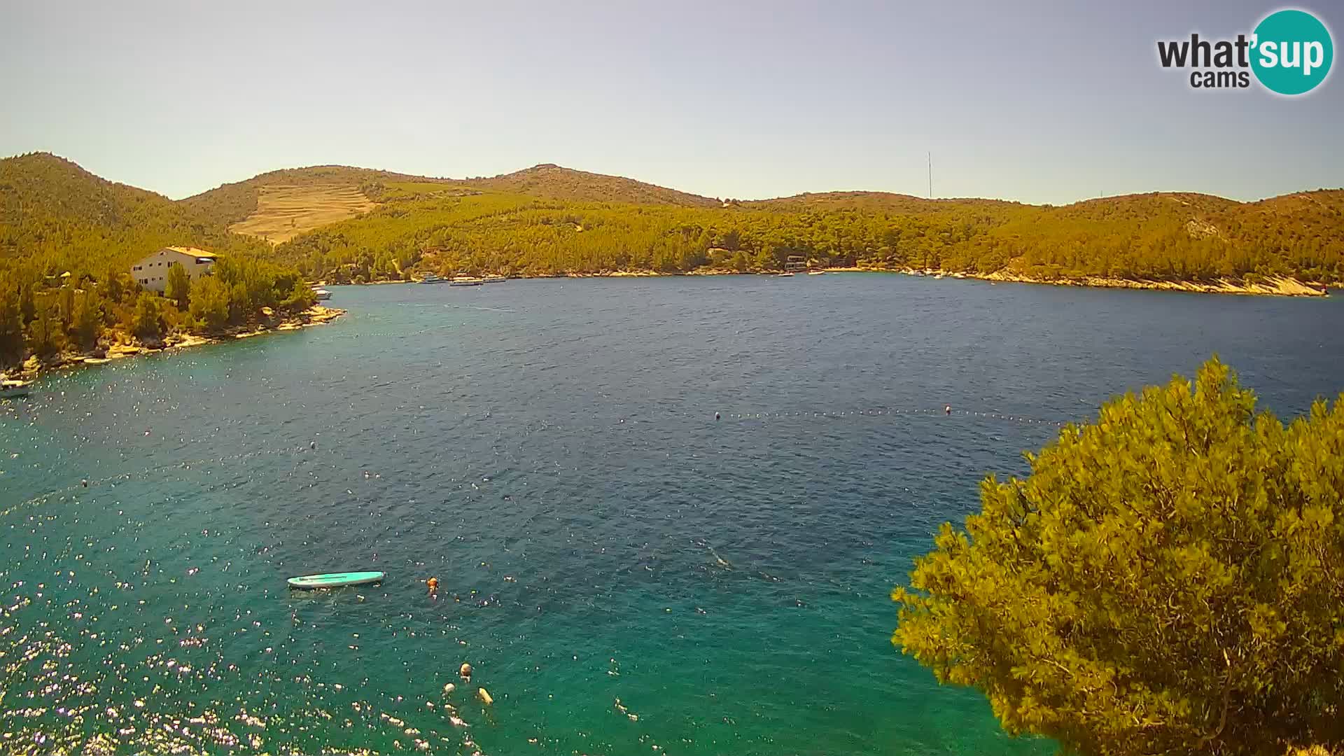 Live cam Hvar Vira plage | Île de Hvar | Dalmatie