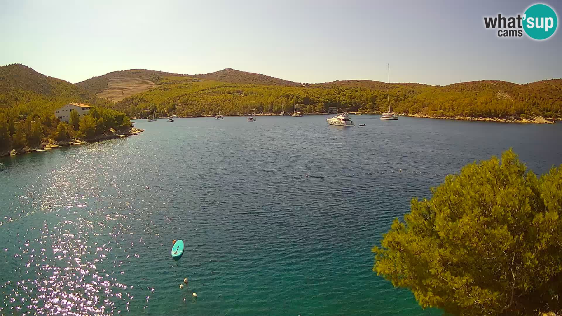 Live cam Hvar Vira plage | Île de Hvar | Dalmatie