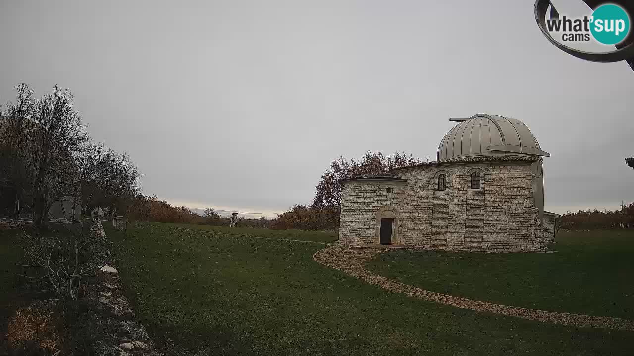 Višnjanska observatorijska spletna kamera: Opazujte vesolje iz Istre, Hrvaška