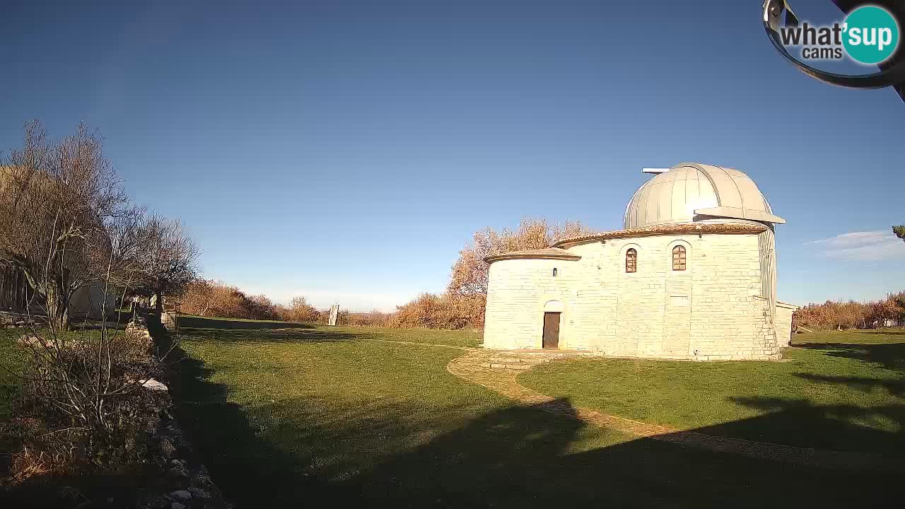 Višnjanska observatorijska spletna kamera: Opazujte vesolje iz Istre, Hrvaška