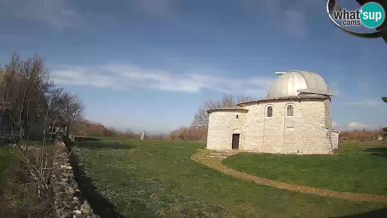 Višnjanska observatorijska spletna kamera: Opazujte vesolje iz Istre, Hrvaška