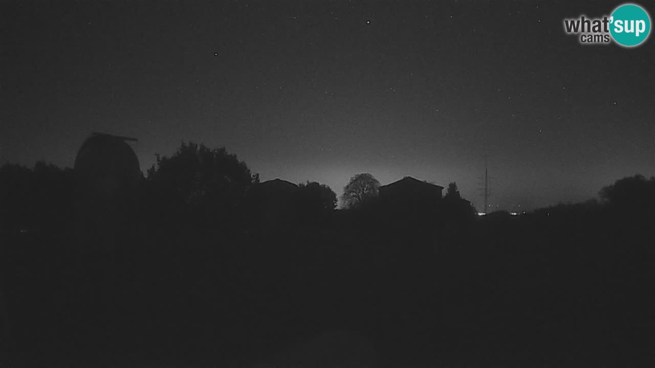 Cámara web en vivo del Observatorio de Višnjan: explora el cielo, los asteroides, cometas y meteoroides
