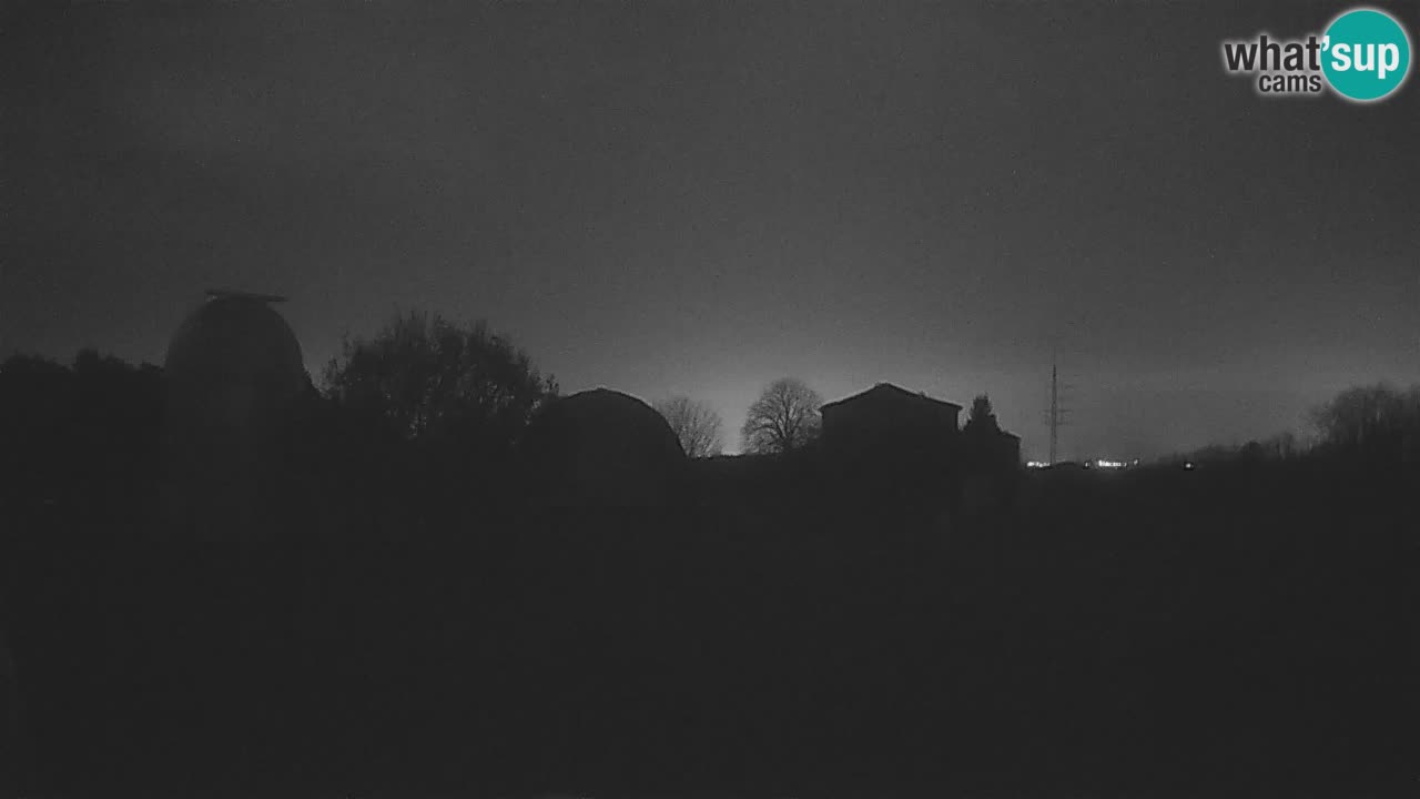 Webcam en direct de l’Observatoire de Višnjan – Explorez le ciel, les astéroïdes, les comètes et les météoroïdes