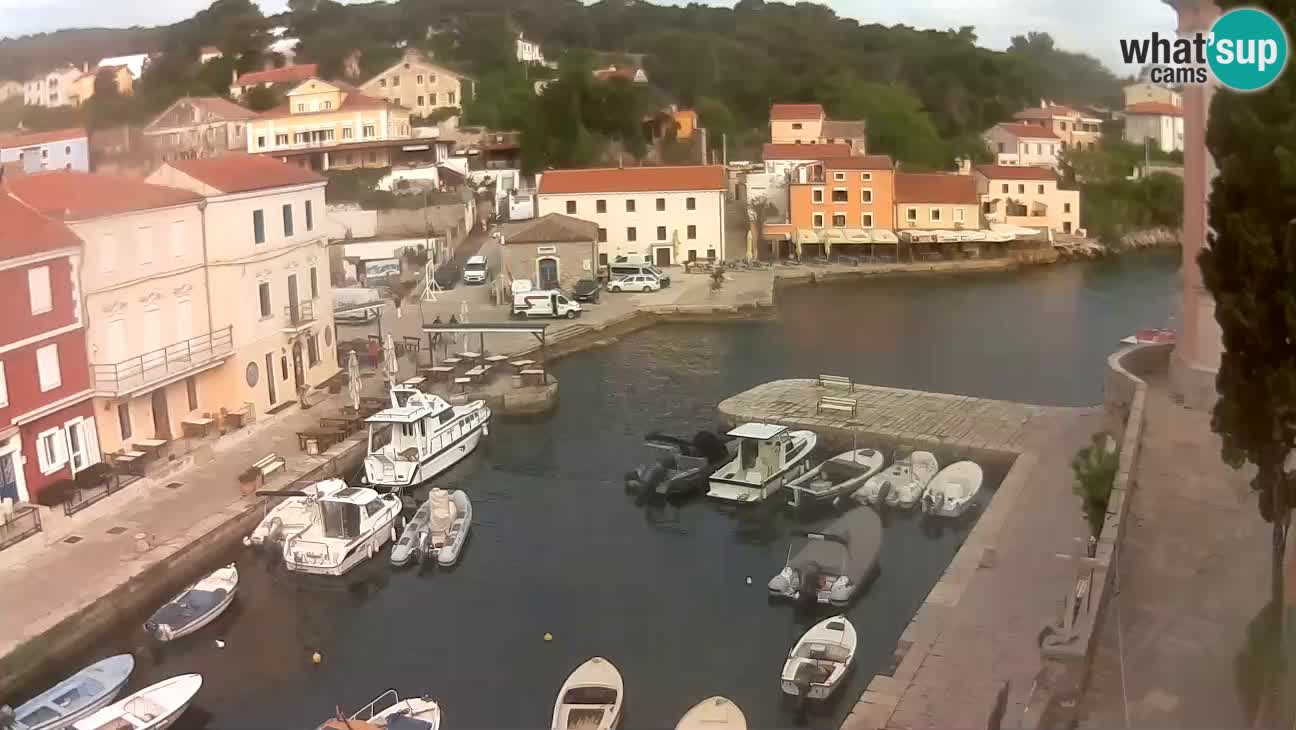 Webcam Live – The harbor and the bay of Veli Lošinj