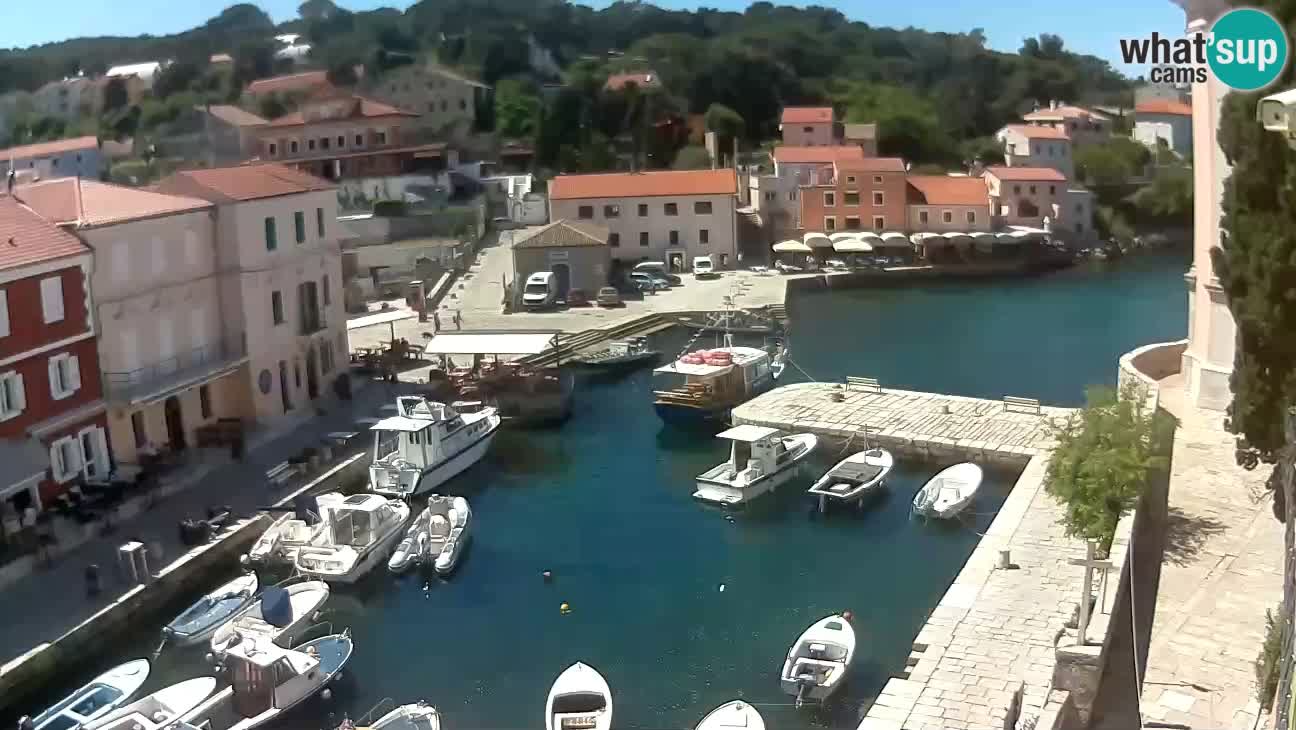 Webcam Live – The harbor and the bay of Veli Lošinj
