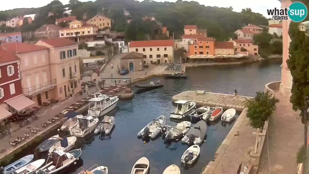 Webcam Live – The harbor and the bay of Veli Lošinj