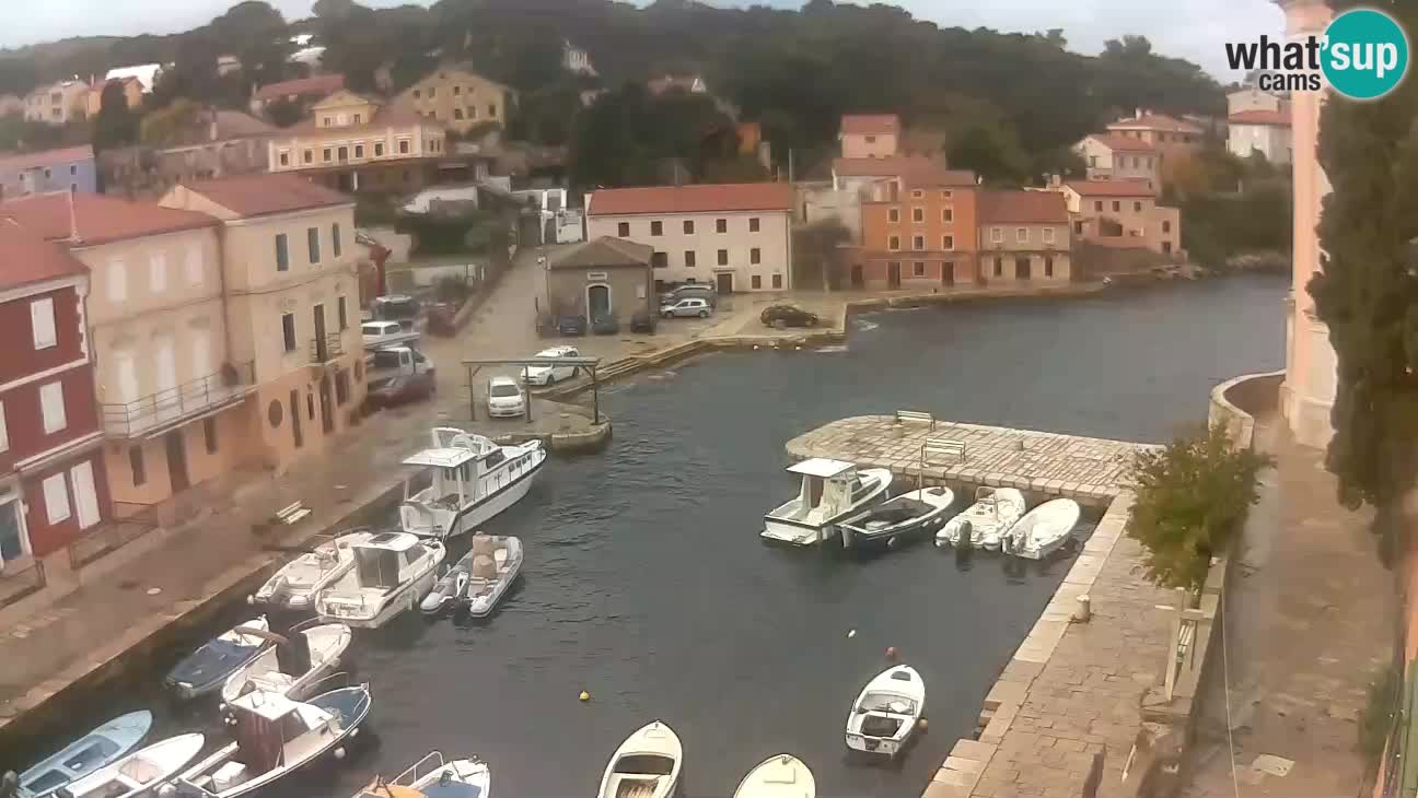 Webcam dal vivo – Il porticciolo e la baia di Lussingrande