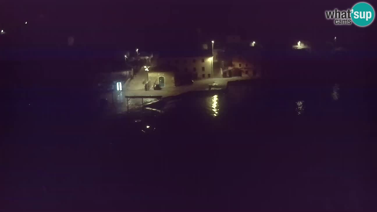 Webcam dal vivo – Il porticciolo e la baia di Lussingrande