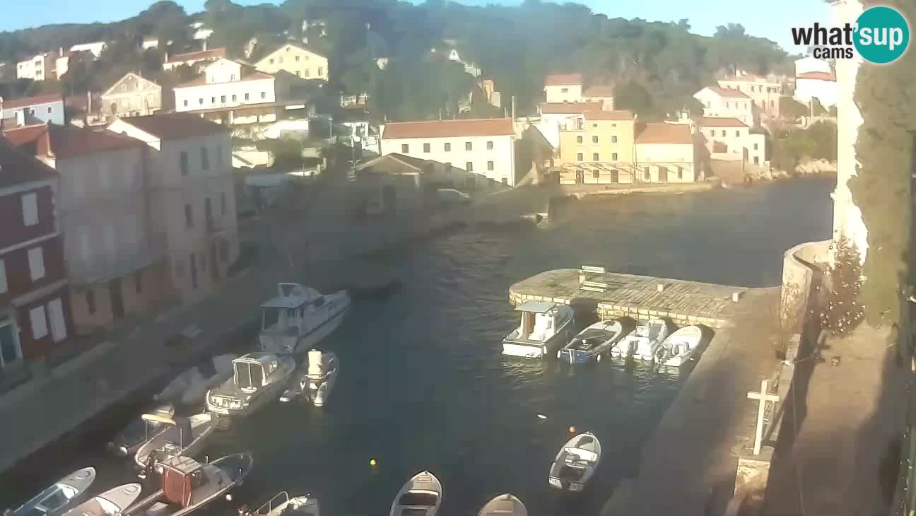 Webcam – Le port et la baie de Veli Lošinj