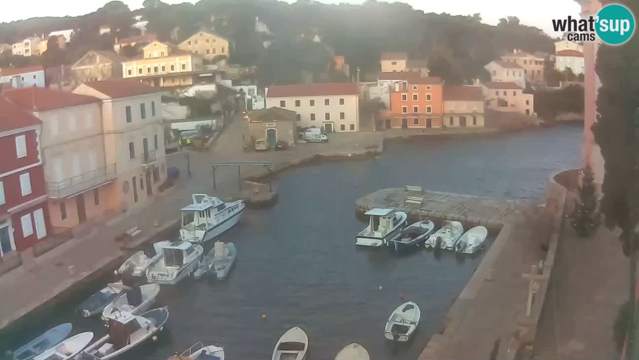 Webcam Live – The harbor and the bay of Veli Lošinj