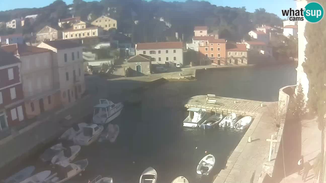 Webcam – Le port et la baie de Veli Lošinj