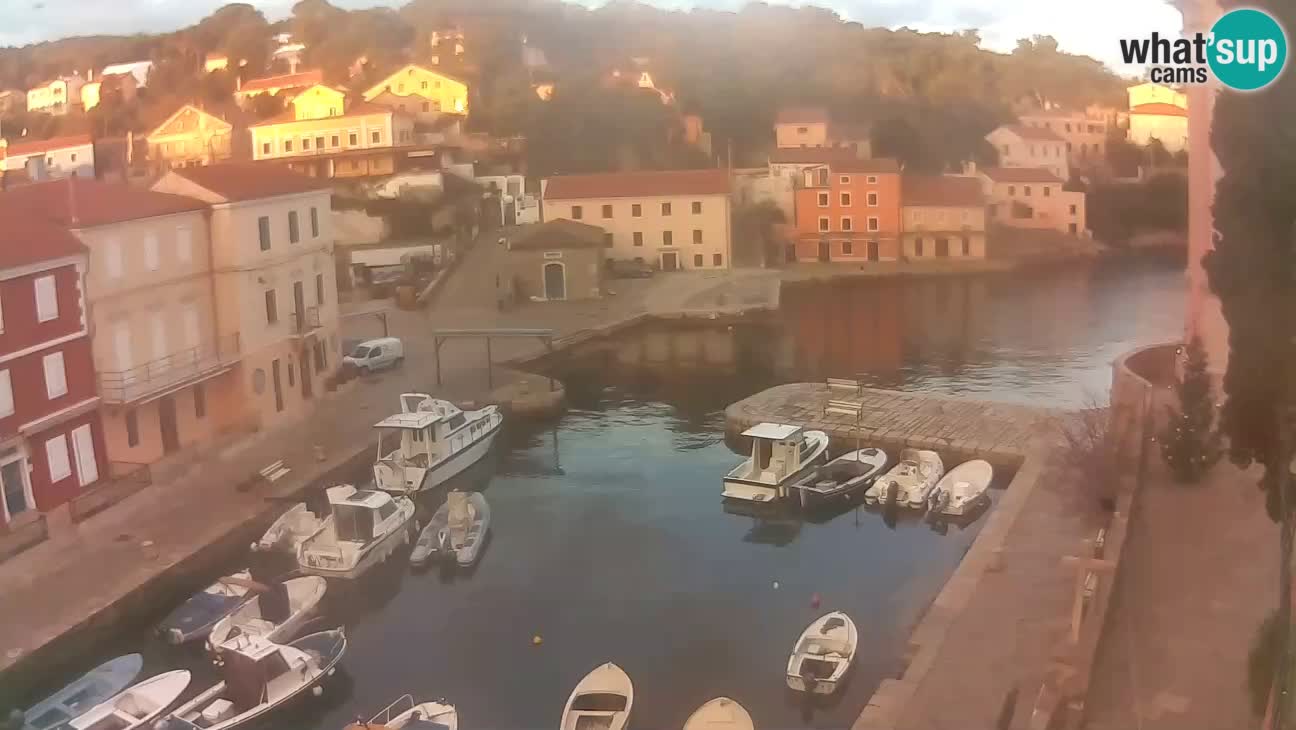 Webcam Live – The harbor and the bay of Veli Lošinj