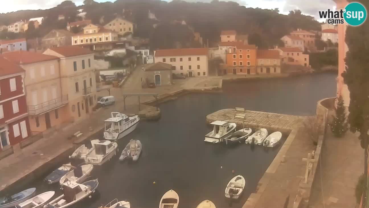 Webcam – Le port et la baie de Veli Lošinj