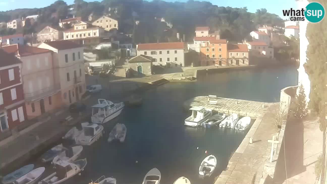 Webcam – Le port et la baie de Veli Lošinj