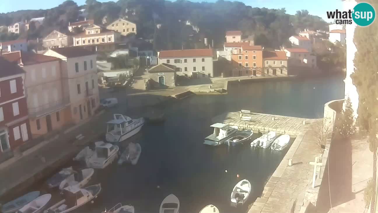 Webcam – Le port et la baie de Veli Lošinj