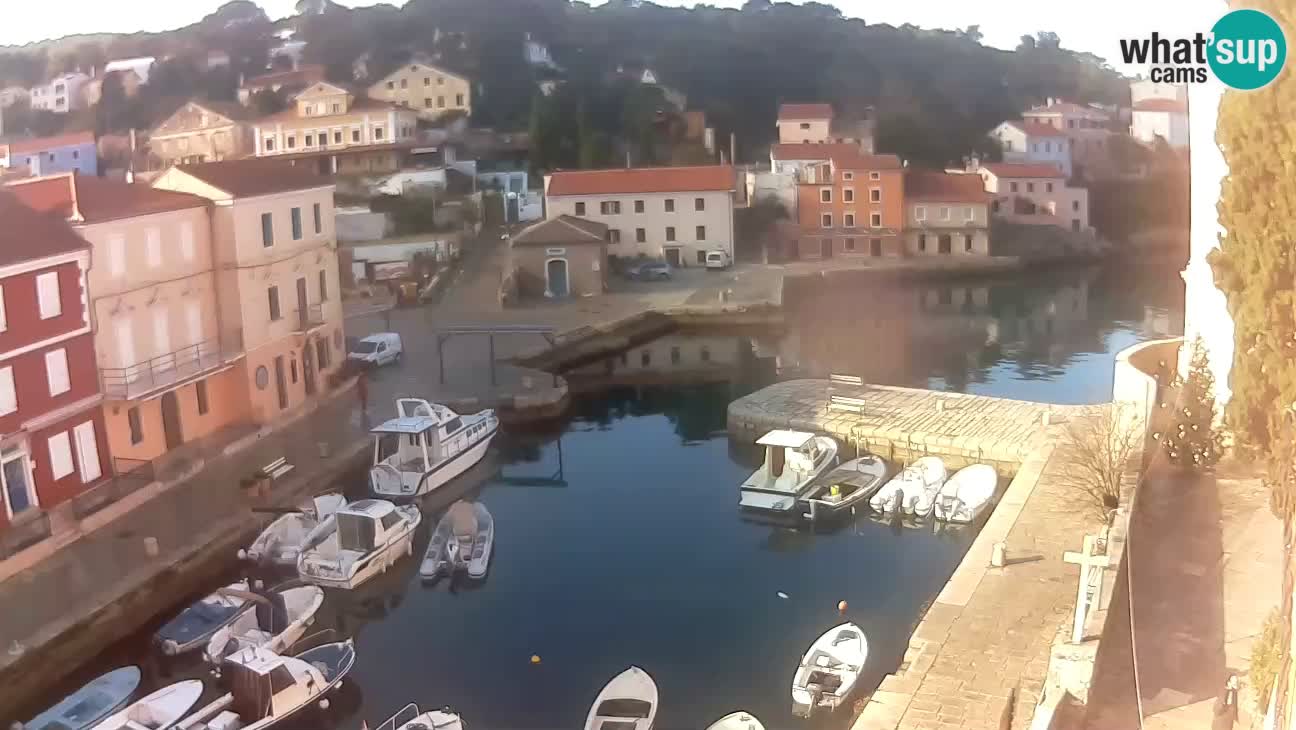 Webcam Live – The harbor and the bay of Veli Lošinj