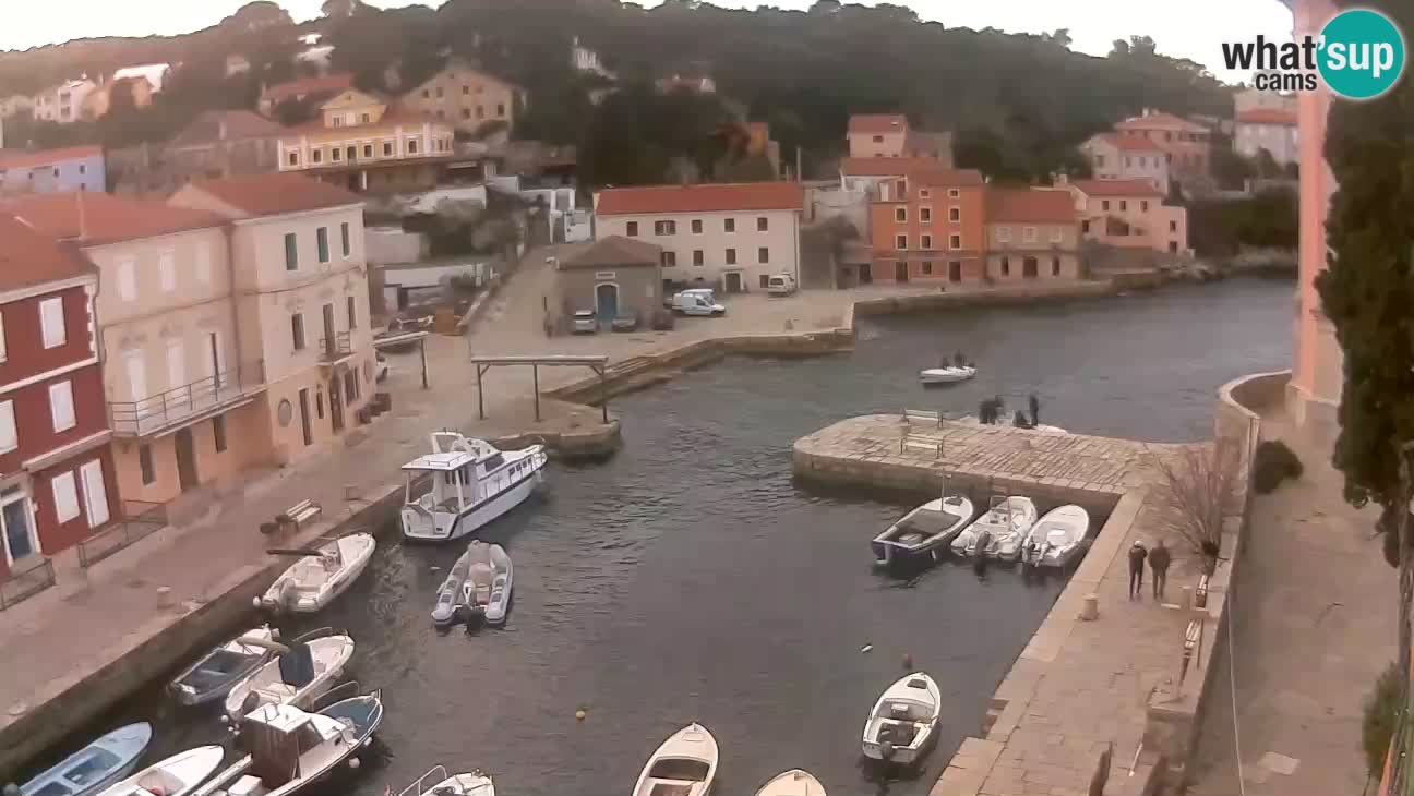 Webcam Live – The harbor and the bay of Veli Lošinj